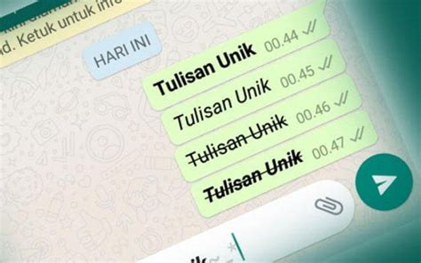Cara Cepat Membuat Tulisan Tebal di WhatsApp Tanpa Aplikasi Tambahan