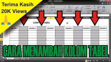 Trik Jitu Menambah Kolom di Excel dalam Hitungan Detik
