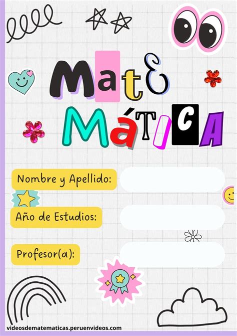 Caratulas De Matematicas
