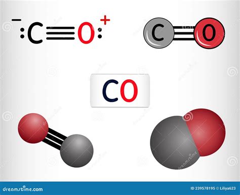Carbon Monoxide Atomic Structure