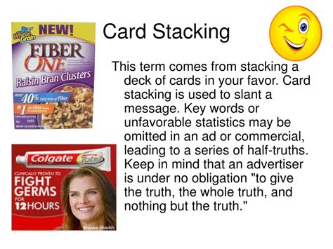 Card Stacking