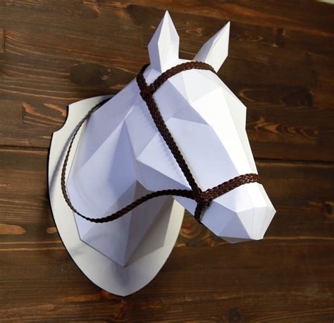 Read Cardboard Horse Head Template 