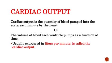 Cardiac Output Ppt