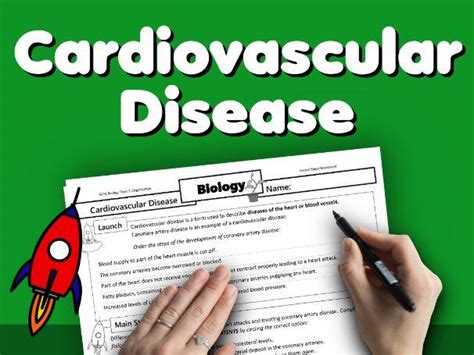 Cardiovascular Disease Home Learning Worksheet Gcse Heart Disease Worksheet - Heart Disease Worksheet