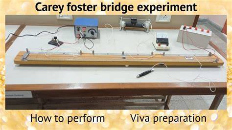 carey foster bridge experiment viva questions