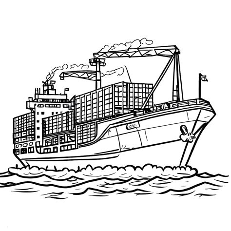 Cargo Ship Coloring Pages   Cargo Ship Coloring Pages Download Free Cargo Ship - Cargo Ship Coloring Pages