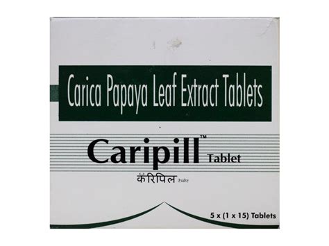Caripill Tablet Uses