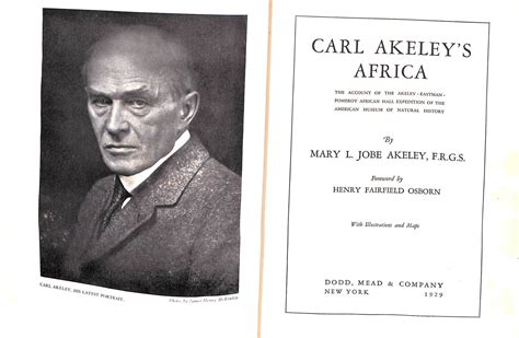 carl akeley autobiography examples