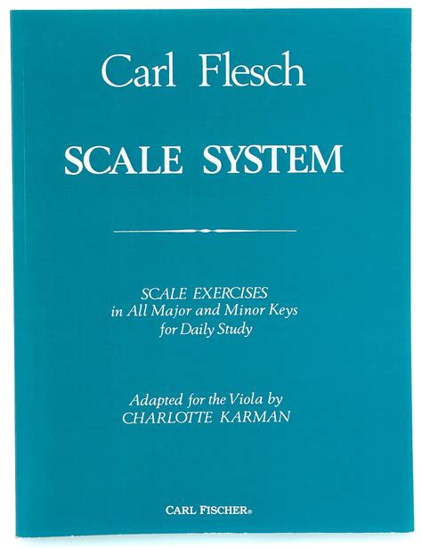 Carl Flesch Scale System Viola