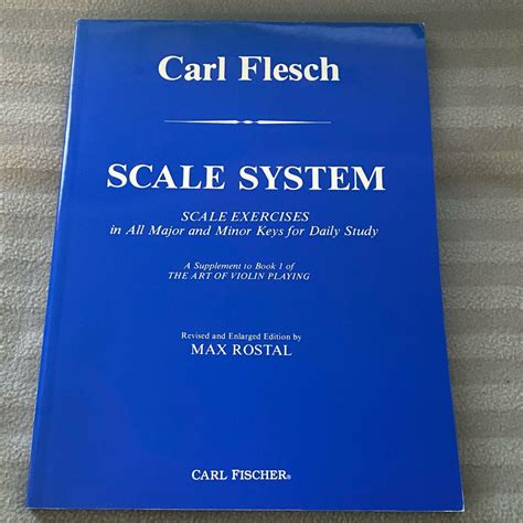 Carl Flesch Scale System Violin