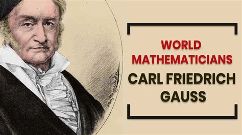 carl friedrich gauss mathematics