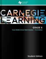Carnegie Learning 6th Grade Math Answers