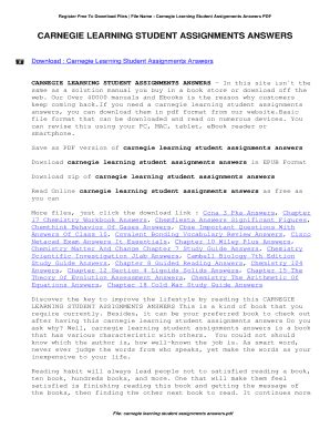 carnegie learning assignment answers