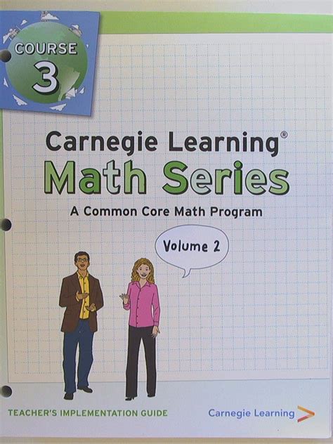 carnegie learning math series volume 1 answers