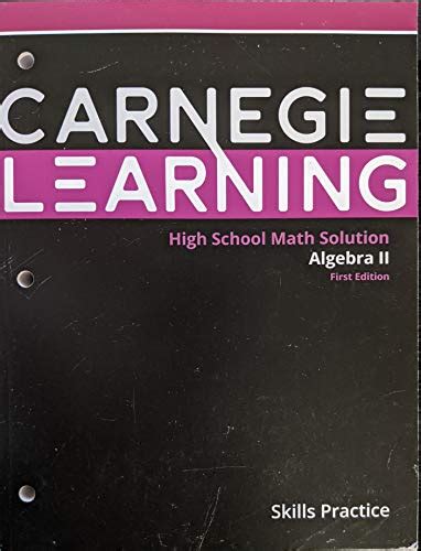 Carnegie Learning Skills Practice Algebra 1 Answers