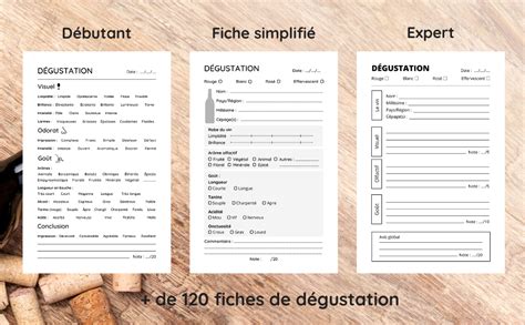 carnet de degustation de vins de 170 fiches a rem