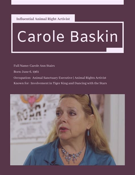 carol baskin biography