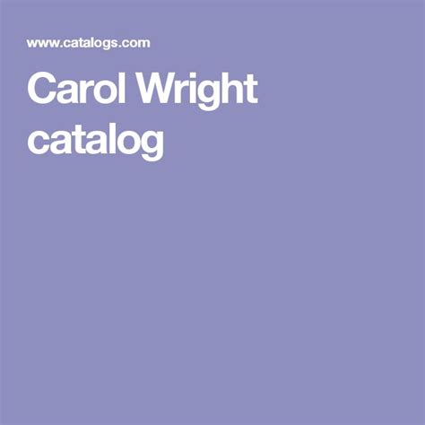 Carol Wright Catalog Phone Number