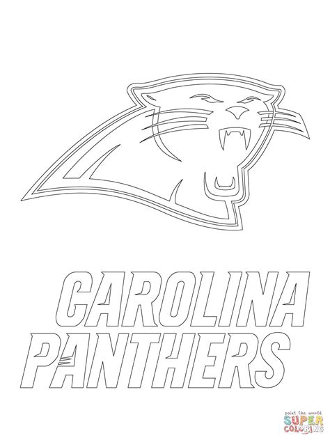 Carolina Panthers Logo Coloring Pages Learning How To Florida Panther Coloring Pages - Florida Panther Coloring Pages