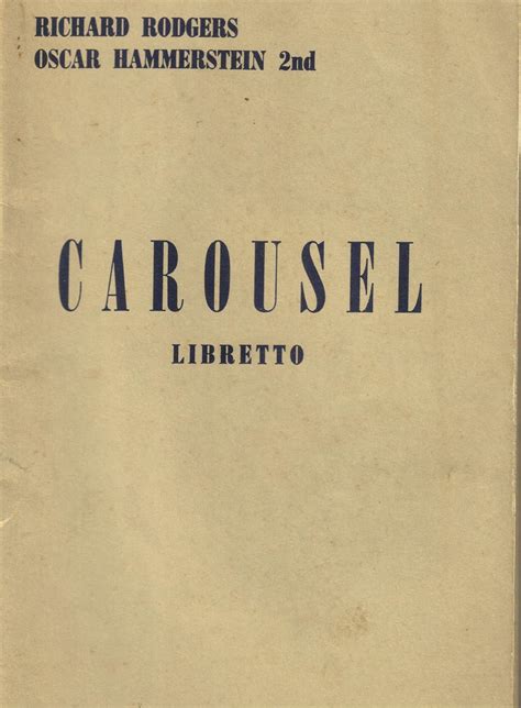Carousel Libretto