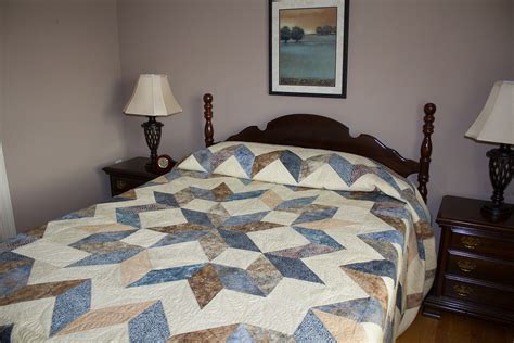 carpenter star king size bed quilt pa