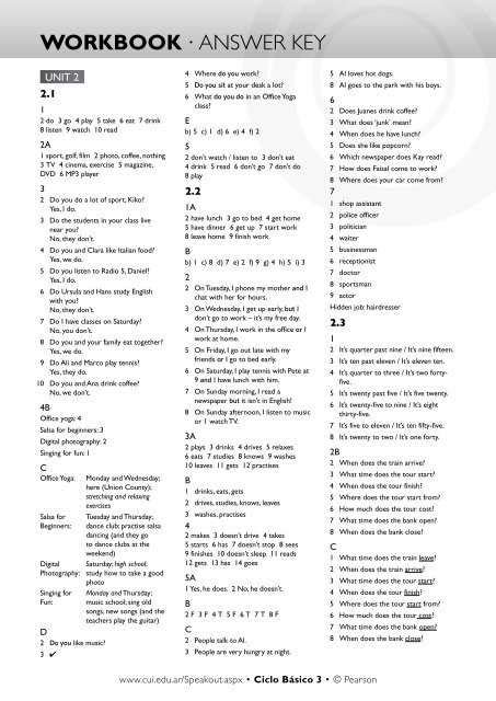 Carpentry Workbook Answer Key