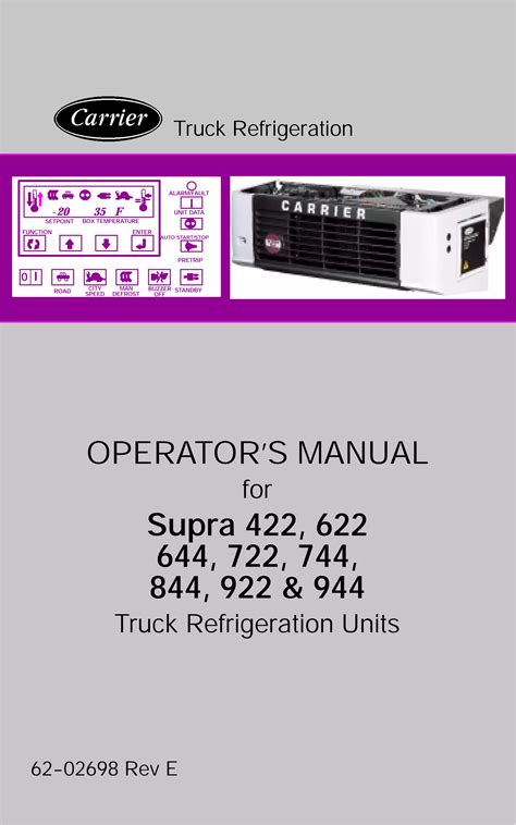 Read Online Carrier Supra Service Manual File Type Pdf 