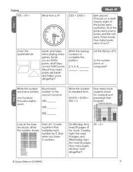 Carson Dellosa 104593 Answer Key Week 38