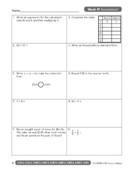Carson Dellosa 104594 Answer Key Week 7