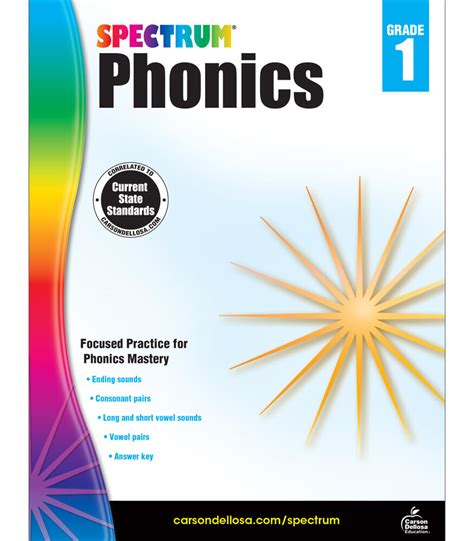 Carson Dellosa Spectrum Phonics Workbook Grade 2 2nd Grade Phonics Books - 2nd Grade Phonics Books