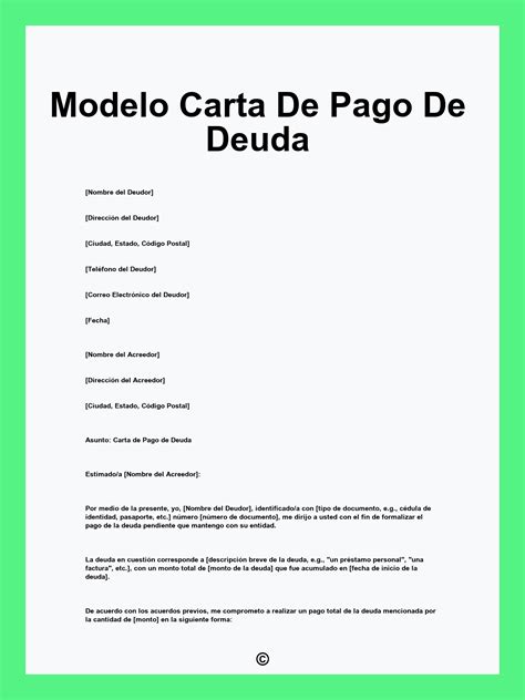 Carta De Pago