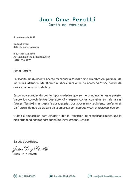 Carta De Solicitud