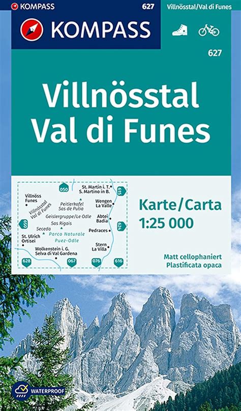 carta escursionistica n 627 val di funes villnoss