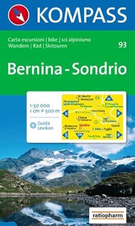 carta escursionistica n 93 bernina valmalenco son