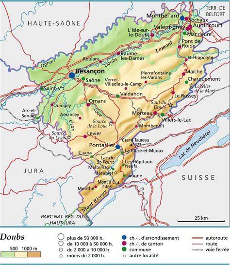 carte da c partement doubs jura na 321