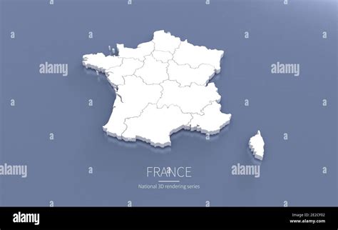 Carte De La France 3d   Carte 3d Plan Monumental - Carte De La France 3d
