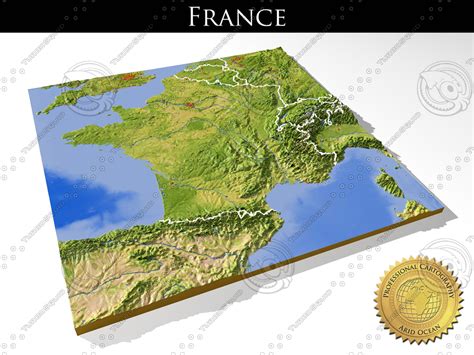 Carte France 3d   La Carte Des Offres D 039 Emplois En - Carte France 3d