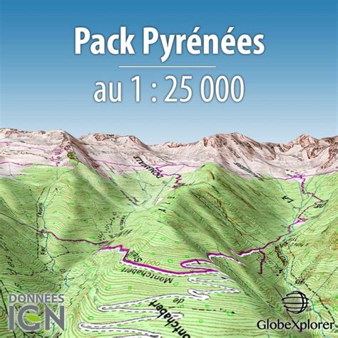 Carte Pyrénées 3d   Carte Interactive Les Pyrenées - Carte Pyrénées 3d