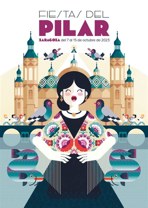 Cartel Fiestas del Pilar 2023: Descubre el arte que anuncia las fiestas