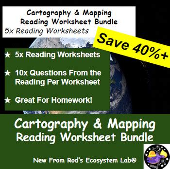 Cartography Amp Mapping Technology Reading Worksheet Bundle Tpt Cartography Worksheet 7th Grade - Cartography Worksheet 7th Grade