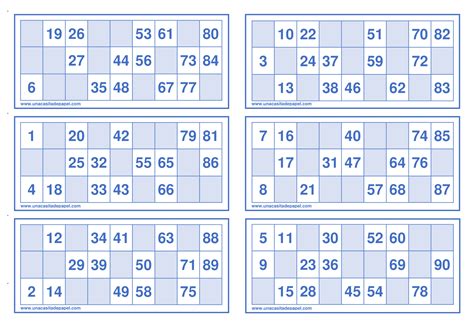 cartones de bingo online iuks france
