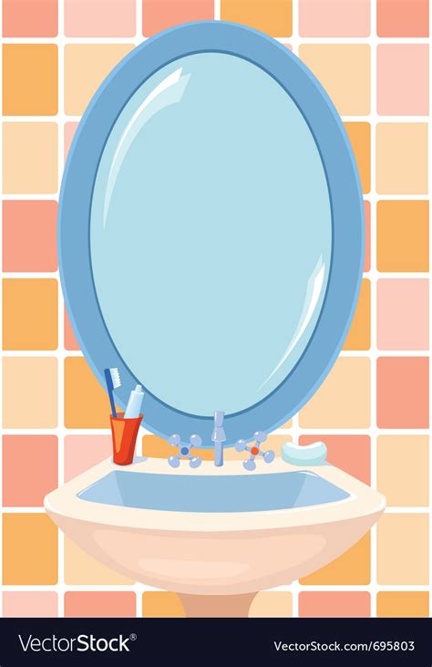 Cartoon Bathroom Mirror