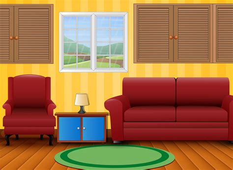 Cartoon Home Inside Royalty Free Images Shutterstock Interior Design Cartoon - Interior Design Cartoon