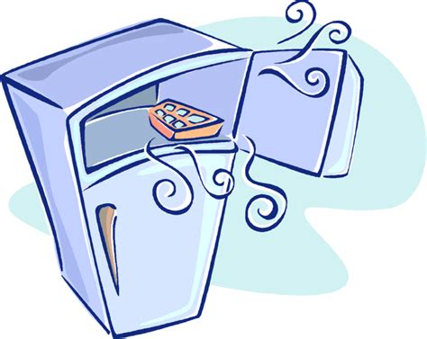 Cartoon Image Of An Ice Cream Freezer