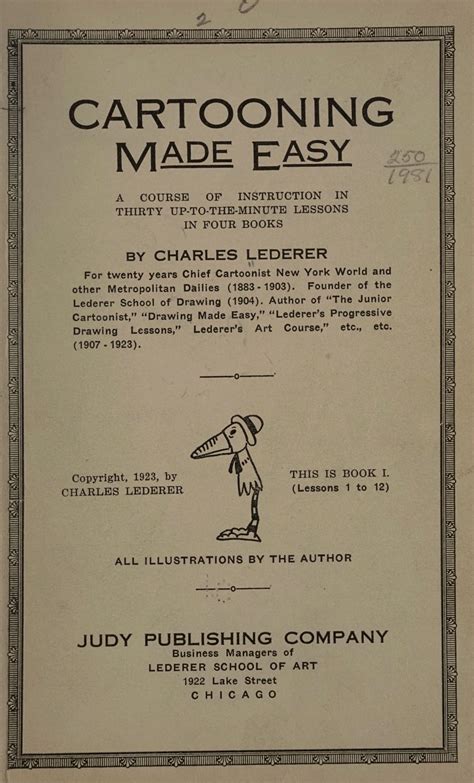 Cartooning List Loc