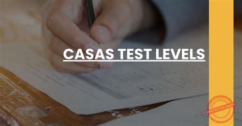 Casas Test Exercises All Levels