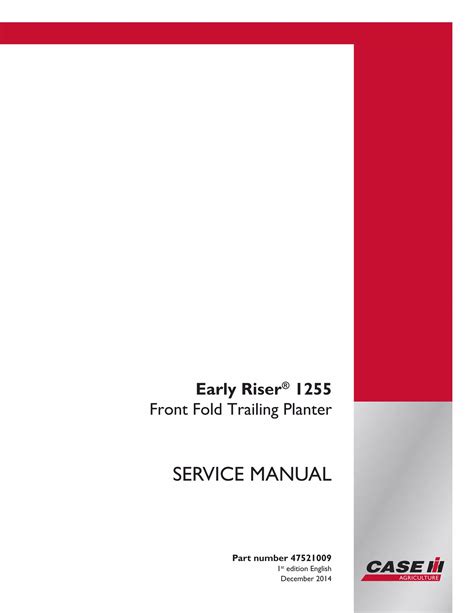 Case Ih 1255 Service Manual