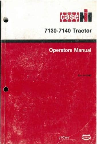 Case Ih 7130 Operators Manual