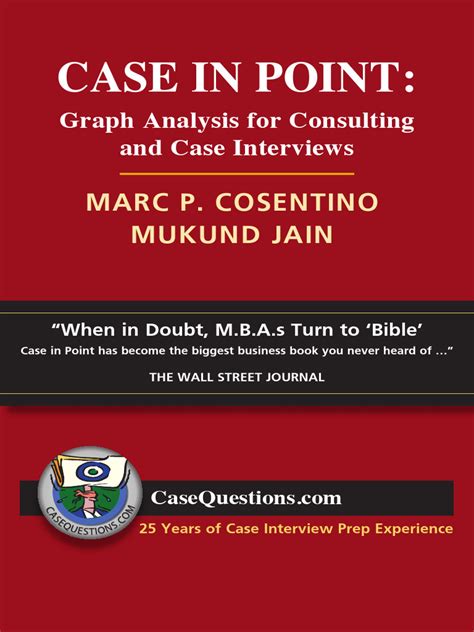 Case In Point Graph Analysis For Consulting And Case Interviews