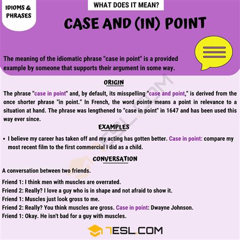 Case In Point Meaning